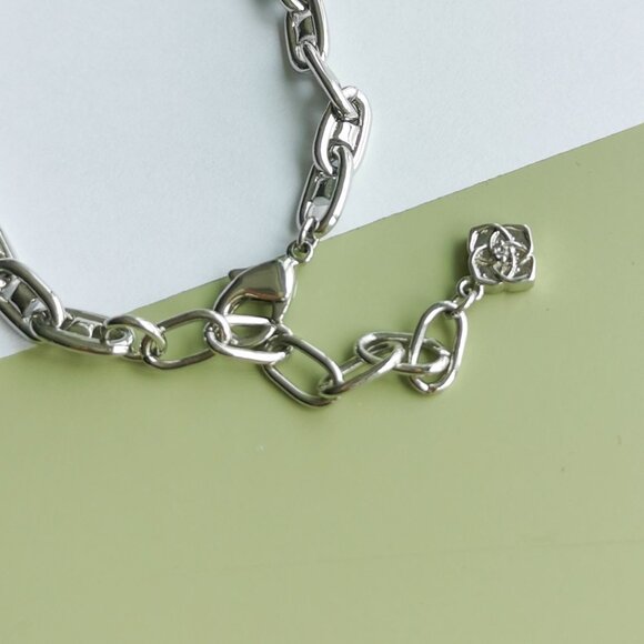 Kendra Scott Bailey Chain Bracelet - Silver - Picture 4 of 4